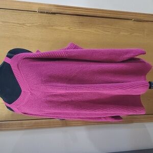 Torrid NWT burgandy red off the shoulder ribbed knit long sleeve sweater